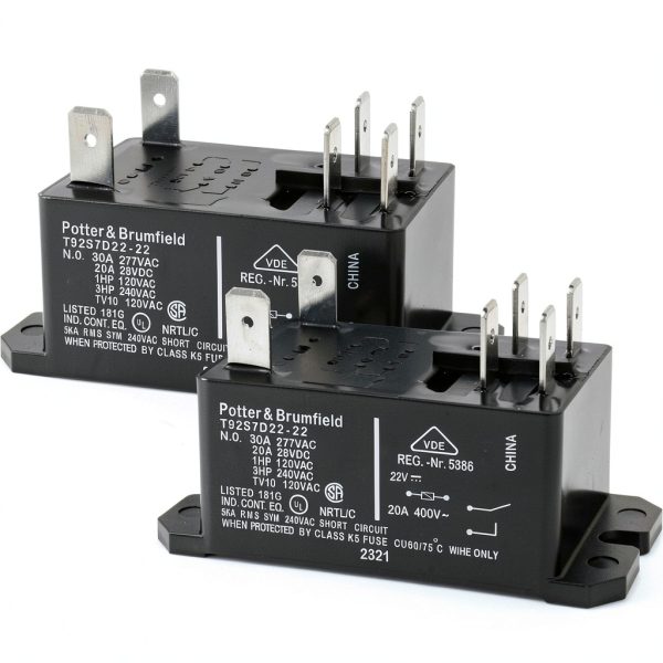 T92S7D22-22 OEM Furnace Relay by Casalytics DPST General Purpose-0