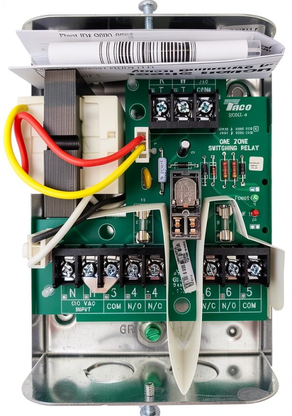 Taco SR501-4 Generic Switching Relay, 50A UL-Listed, Screw Mount-1