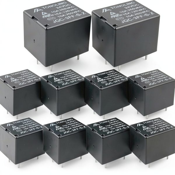 JQC-3FF-S-Z RZ Sealed PCB Power Relay Form C SPDT 5‑Pin 12VDC 10A-0