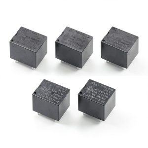 uxcell 5 Pcs JQC-3FF-S-H DC 5V Coil SPST 4 Pin PCB Electromagnetic Power Relay-0