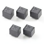 uxcell 5-Pack JQC-3FF-S-Z 12V DC SPDT 5-Pin PCB Power Relay-0