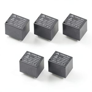 uxcell 5-Pack JQC-3FF-S-Z 12V DC SPDT 5-Pin PCB Power Relay-0