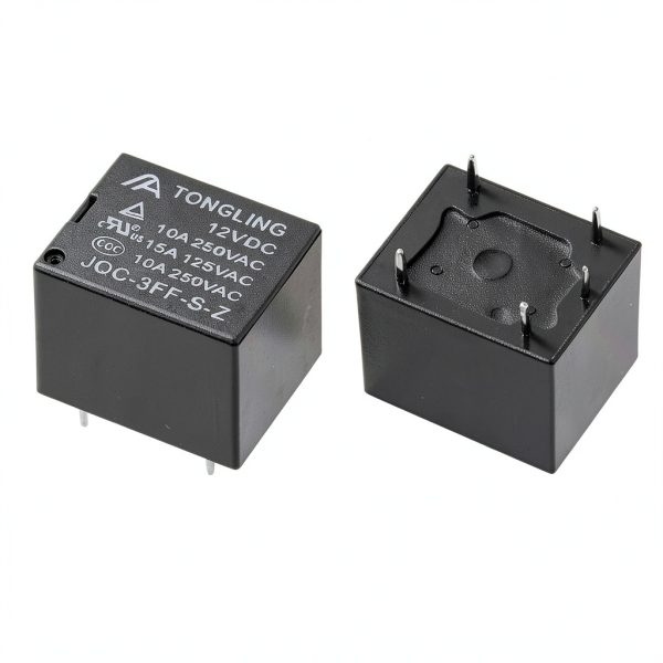 uxcell 5-Pack JQC-3FF-S-Z 12V DC SPDT 5-Pin PCB Power Relay-1